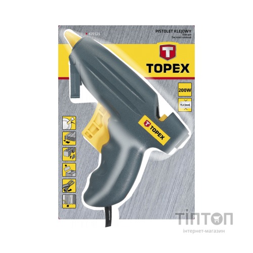 Клейовий пістолет Topex 11 мм, 200Вт (42E521)