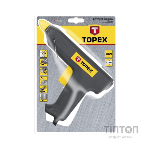 Клейовий пістолет Topex 11 мм, 78Вт (42E501)