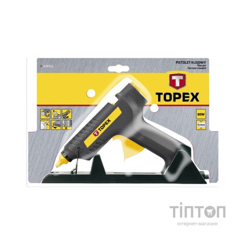 Клейовий пістолет Topex 11 мм, 80Вт, беспроводной (42E511)