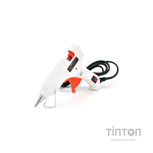 Клейовий пістолет Voltronic HS-6502, 220 V, 20 W, 7 mm, перехідник, white, Box (HS-6502)