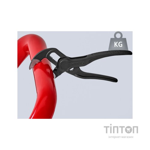 Кліщі KNIPEX COBRA XS переставні з фіксатором, 28 мм (1"), под ключ 24 мм, L-100 мм, Cr-V (87 00 100)