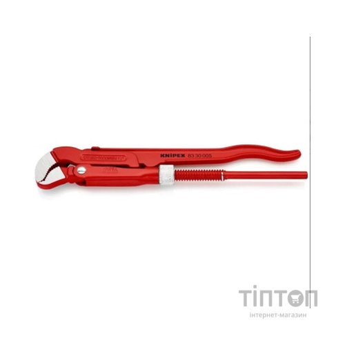 Кліщі KNIPEX трубні з S-подібним змиканням губок 83 30 005 (83 30 005)