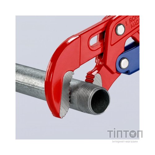 Кліщі KNIPEX трубні з S-подібним змиканням губок 83 60 010 (83 60 010)