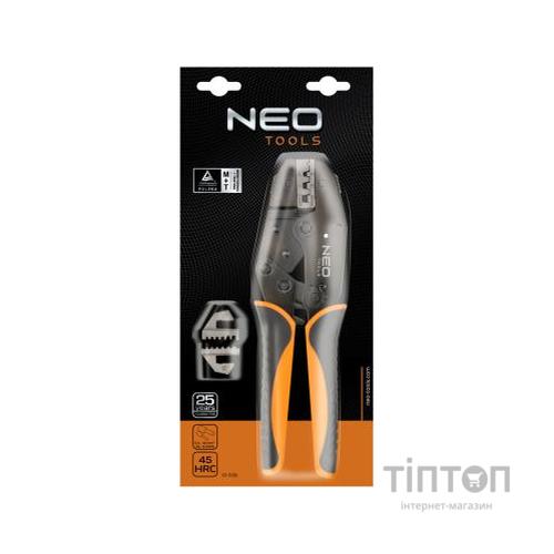 Кліщі Neo Tools для обтиску втулкових наконечників 0,5-16 мм (01-506)