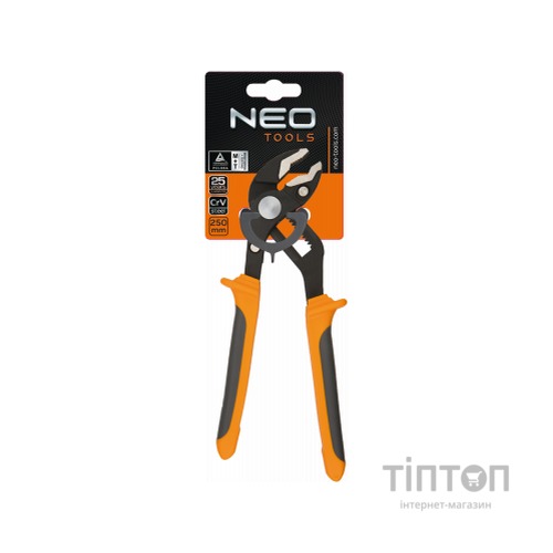 Кліщі Neo Tools трубні, 250 мм, діапазон 0-42 мм (01-204)