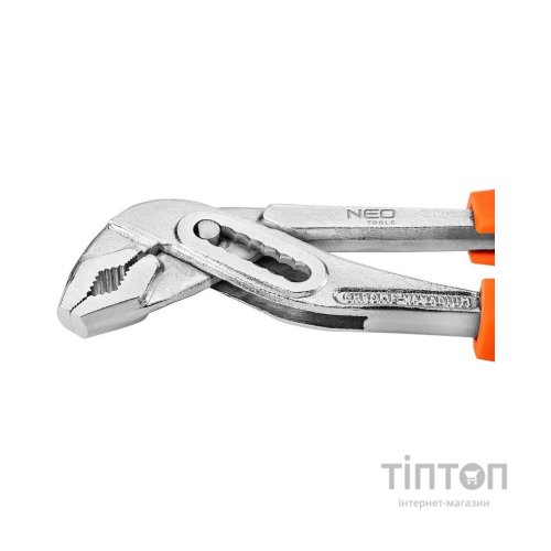 Кліщі Neo Tools трубні, переставні, діапазон 10-45 мм, CrV, 250мм (02-401)