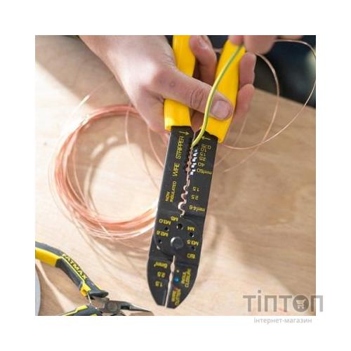 Кліщі Stanley для обжима, L = 220 мм, d обж 1.5, 2.5, 6 мм (STHT0-75414)