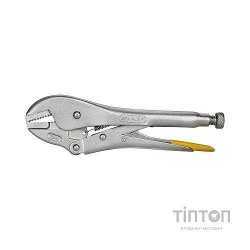 Кліщі Stanley з фіксатором із прямими губками, 225 мм. (0-84-811)