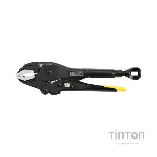 Кліщі Stanley з фіксацієй (пинци) вигнуті губки 240 мм посилені FatMax (FMHT0-74886)