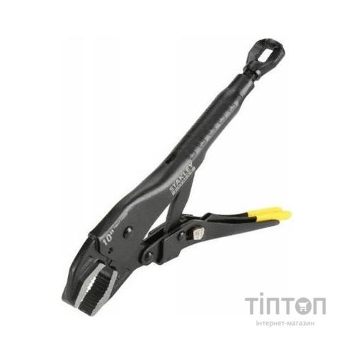 Кліщі Stanley з фіксацієй (пинци) вигнуті губки 240 мм посилені FatMax (FMHT0-74886)