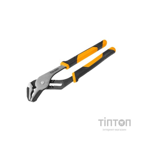 Кліщі Tolsen ПРОФІ переставні 300 мм пазові силові (10322)