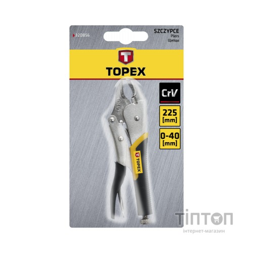 Кліщі Topex затискні, 225 мм (32D856)