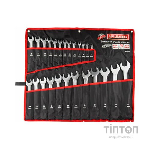 Ключ HAISSER 25 шт. CRV Cold Stamped 48430 (97388)