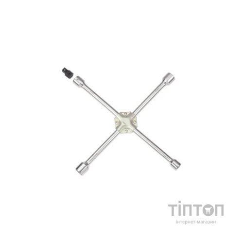 Ключ KING TONY балонний хрестовий 4 головки (17, 19, 21, 22 мм) з квадратом 1/2" (19911722)