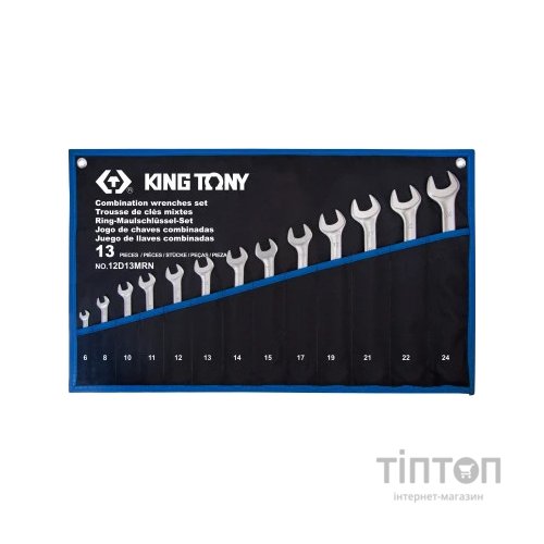 Ключ KING TONY комбінований 6-24 мм 13 шт. (12D13MRN)