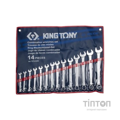 Ключ KING TONY ріжково-накидний, дюймовий 14 шт (1214SR)