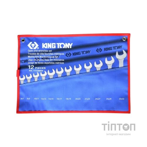 Ключ KING TONY ріжковий 12 шт. 6-32 мм (1112MRN)