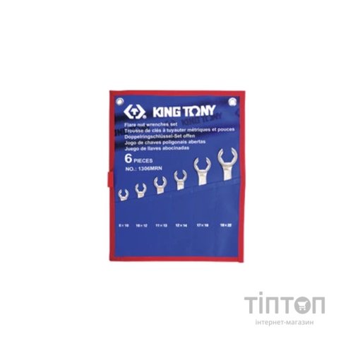 Ключ KING TONY розрізний 6 шт. 8-22 мм (1306MRN)