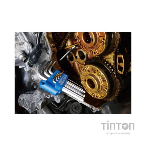 Ключ KING TONY шестигранний 8 шт. екстрадовгий Г-подібний 1/8 - 9/16" (20208SR01)