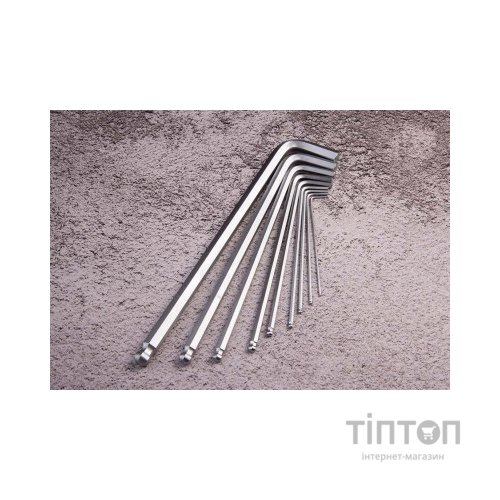 Ключ KING TONY шестигранний 9 шт. екстрадовгий Г-подібний з кулькою (20109MR)