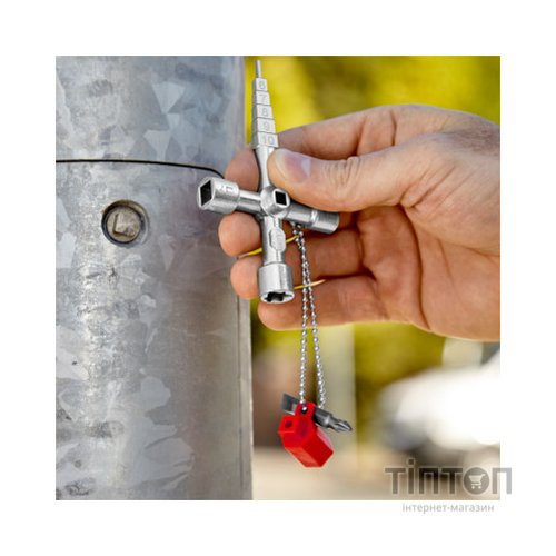 Ключ KNIPEX для електрошаф, професійний (00 11 04)