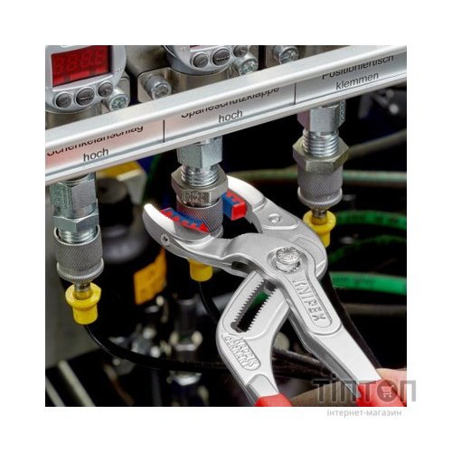 Ключ KNIPEX трубний переставний з резиновою накладкою (81 13 250)