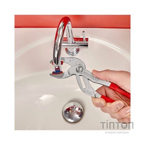 Ключ KNIPEX трубний переставний з резиновою накладкою (81 13 250)