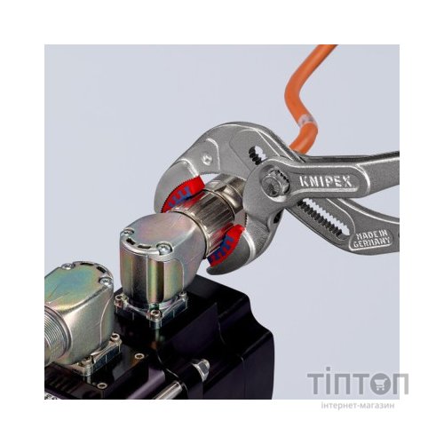 Ключ KNIPEX трубний переставний з резиновою накладкою (81 13 250)