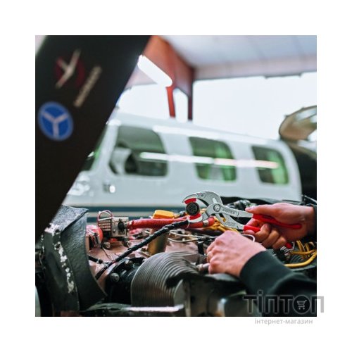 Ключ KNIPEX трубний переставний з резиновою накладкою (81 13 250)