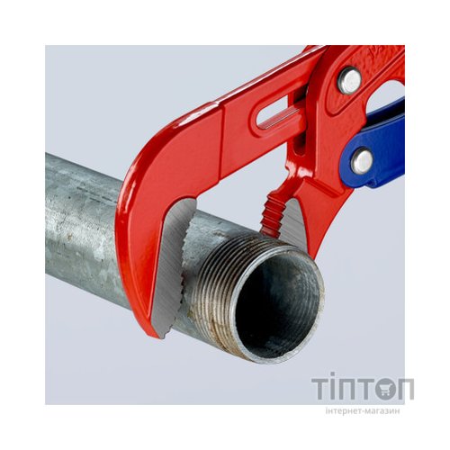 Ключ KNIPEX трубний з S-подібним змиканням, 420мм (83 60 015)