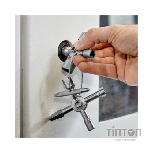 Ключ KNIPEX TwinKey для електрошаф (00 11 01)