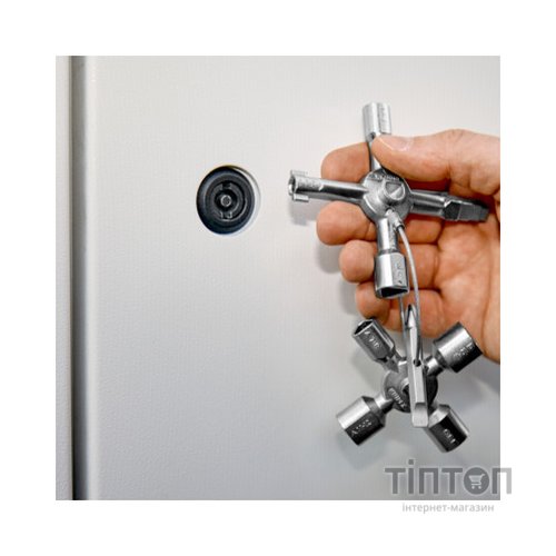 Ключ KNIPEX TwinKey для електрошаф (00 11 01)