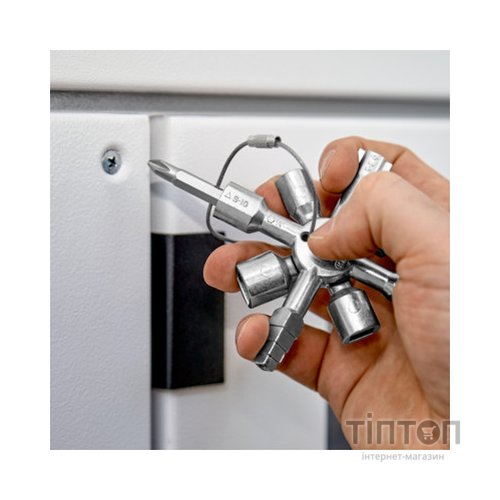 Ключ KNIPEX TwinKey для електрошаф (00 11 01)