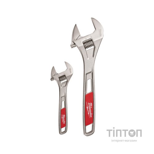 Ключ Milwaukee ключів розвідних 6"/10", 2шт (48227400)