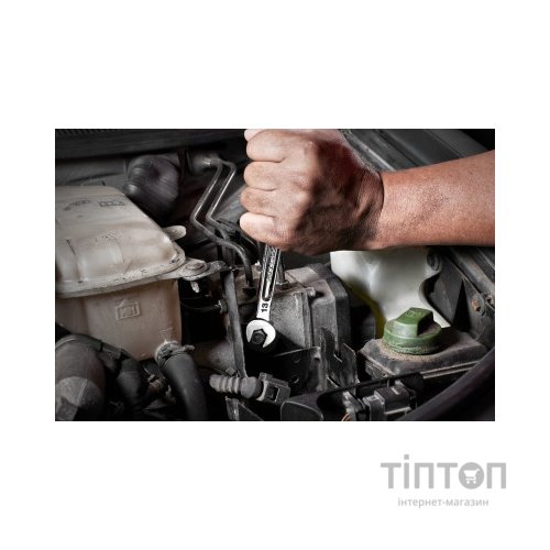 Ключ Milwaukee MAX BITE рожково-накидний з тріскачкою, 15шт, 8-22мм (4932464994)