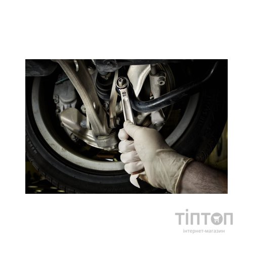 Ключ Milwaukee MAX BITE рожково-накидний з тріскачкою, 15шт, 8-22мм (4932464994)