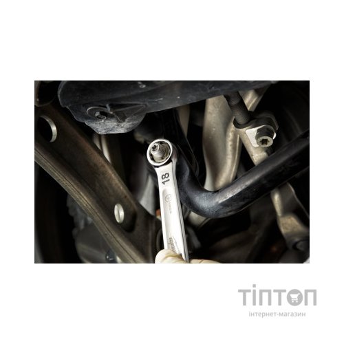 Ключ Milwaukee MAX BITE рожково-накидний з тріскачкою, 15шт, 8-22мм (4932464994)