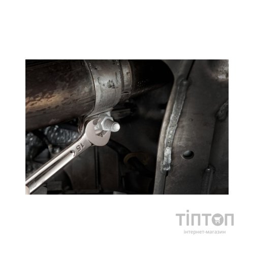 Ключ Milwaukee MAX BITE рожково-накидний з тріскачкою, 15шт, 8-22мм (4932464994)