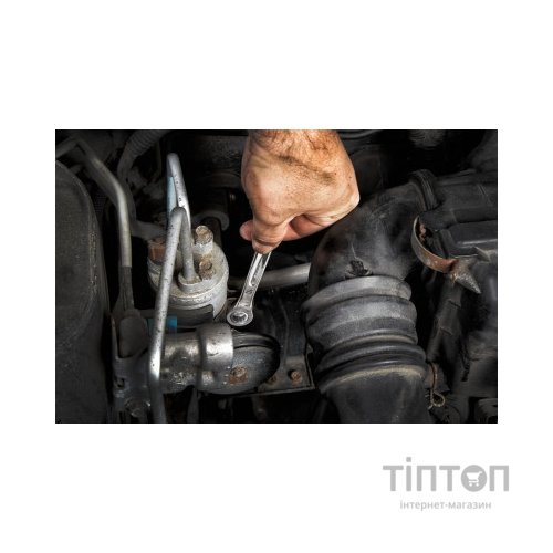 Ключ Milwaukee MAX BITE рожково-накидний з тріскачкою, 15шт, 8-22мм (4932464994)