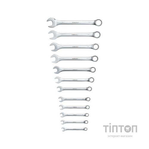 Ключ Sigma набір ріжково-накидних 12шт 13-32мм CrV satine, тк чохол (6010211)