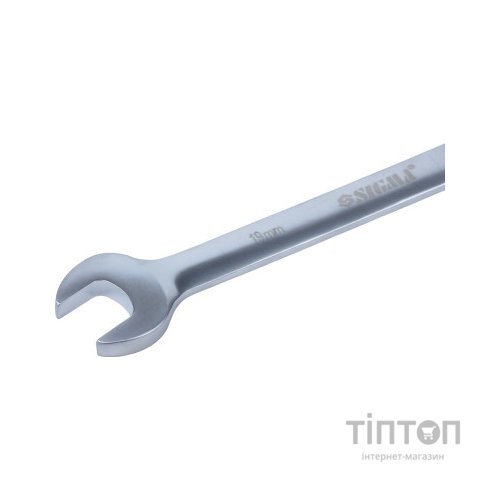 Ключ Sigma набір ріжково-накидних тріскачкові 11шт, 8-17, 19мм CrV (6010531)