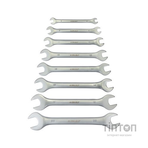 Ключ Sigma набір ріжкових 8шт 6-22мм CrV satine (6010321)