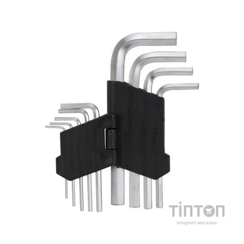 Ключ Sigma набір шестигранних 9шт 1.5-10мм CrV, короткі (4022011)