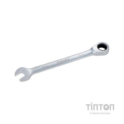 Ключ Sigma ріжково-накидний з тріскачкою 13мм CrV satine (6022131)