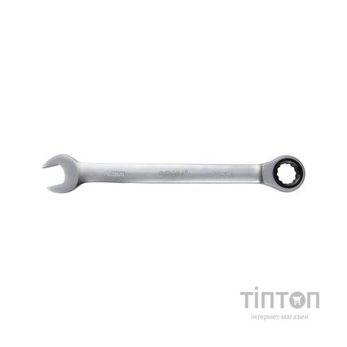 Ключ Sigma ріжково-накидний з тріскачкою 17мм CrV satine (6022171)