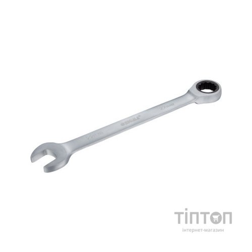 Ключ Sigma ріжково-накидний з тріскачкою 22мм CrV polished (6022221)