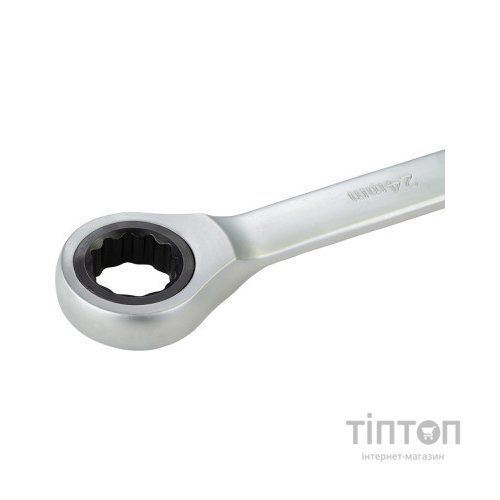 Ключ Sigma ріжково-накидний з тріскачкою 24мм CrV polished (6022241)