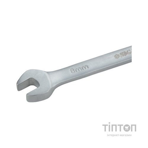 Ключ Sigma ріжково-накидний з тріскачкою 8мм CrV satine (6022081)