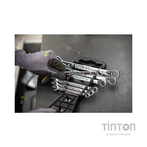 Ключ Stanley комбинировані 7шт, 8 - 10 - 12 - 13 - 14 - 17 (STMT82842-0)