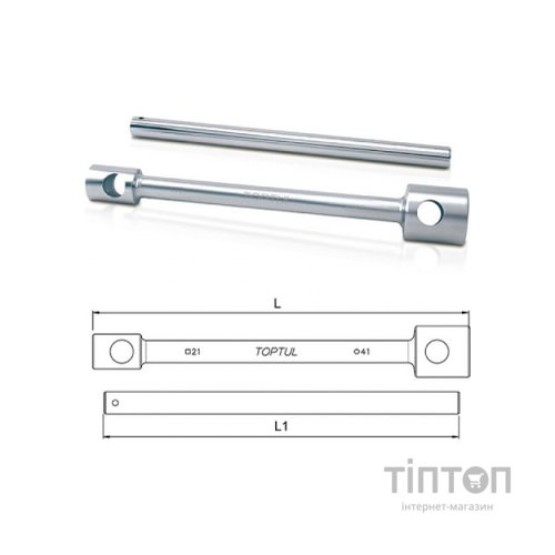 Ключ Toptul балонний 35х17(4-гр.)мм з воротком (CTIB3517)